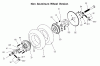 Tanaka PB-SM806 - 450 Watt Electric PowerBoard Ersatzteile Rear Wheel, Sprocket & Adjusters, Version 1