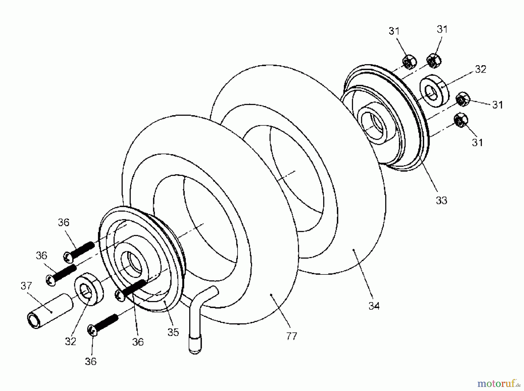 Tanaka Sonstiges PB-SM805 - Tanaka Electric PowerBoard Front Wheel