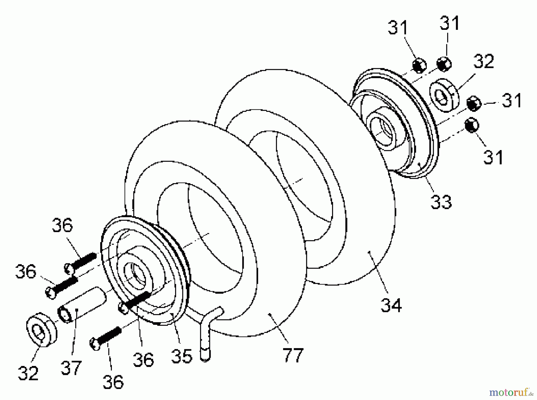 Tanaka Sonstiges PB-SM805S-GP - Tanaka Electric PowerBoard Front Wheel