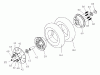Tanaka PB-SM809-HD - 550 Watt Electric PowerBoard Ersatzteile Front Wheel & Brake Disc