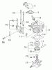 Tanaka TPB-400GX - 40cc PowerBoard Ersatzteile Cylinder, Piston, Ignition