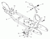 Tanaka TPB-400GX - 40cc PowerBoard Ersatzteile Frame, Rear Brake & Kick Stand