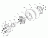 Tanaka TPB-400GX - 40cc PowerBoard Ersatzteile Front Wheel & Brake Disk