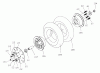 Tanaka TPB-450EL - 450 Watt Electric PowerBoard Ersatzteile Front Wheel & Brake Disc