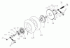 Tanaka TPB-450EL - 450 Watt Electric PowerBoard Ersatzteile Rear Wheel Assembly