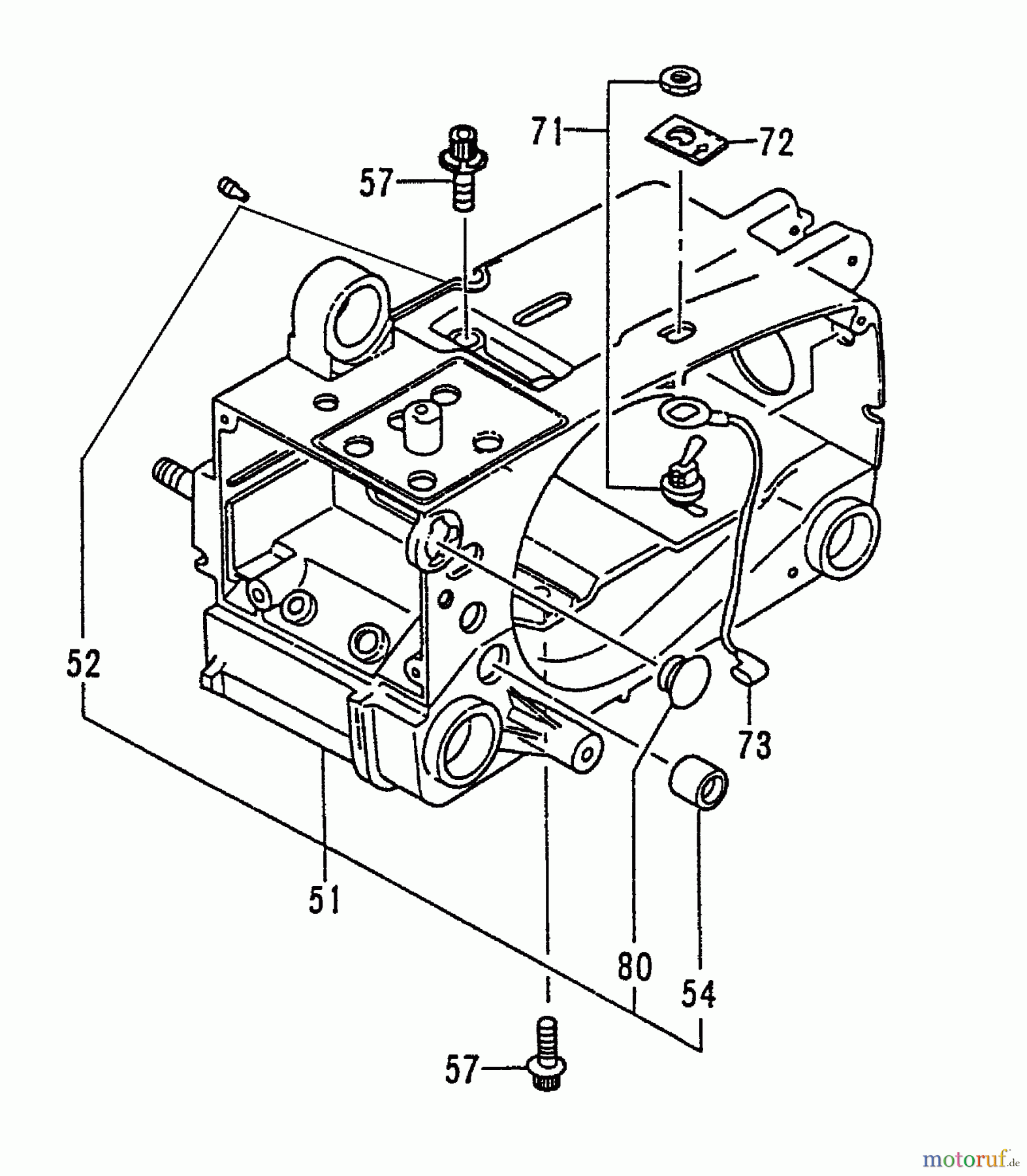 Tanaka Motorsägen ECS-3301B - Tanaka Chainsaw Engine Case