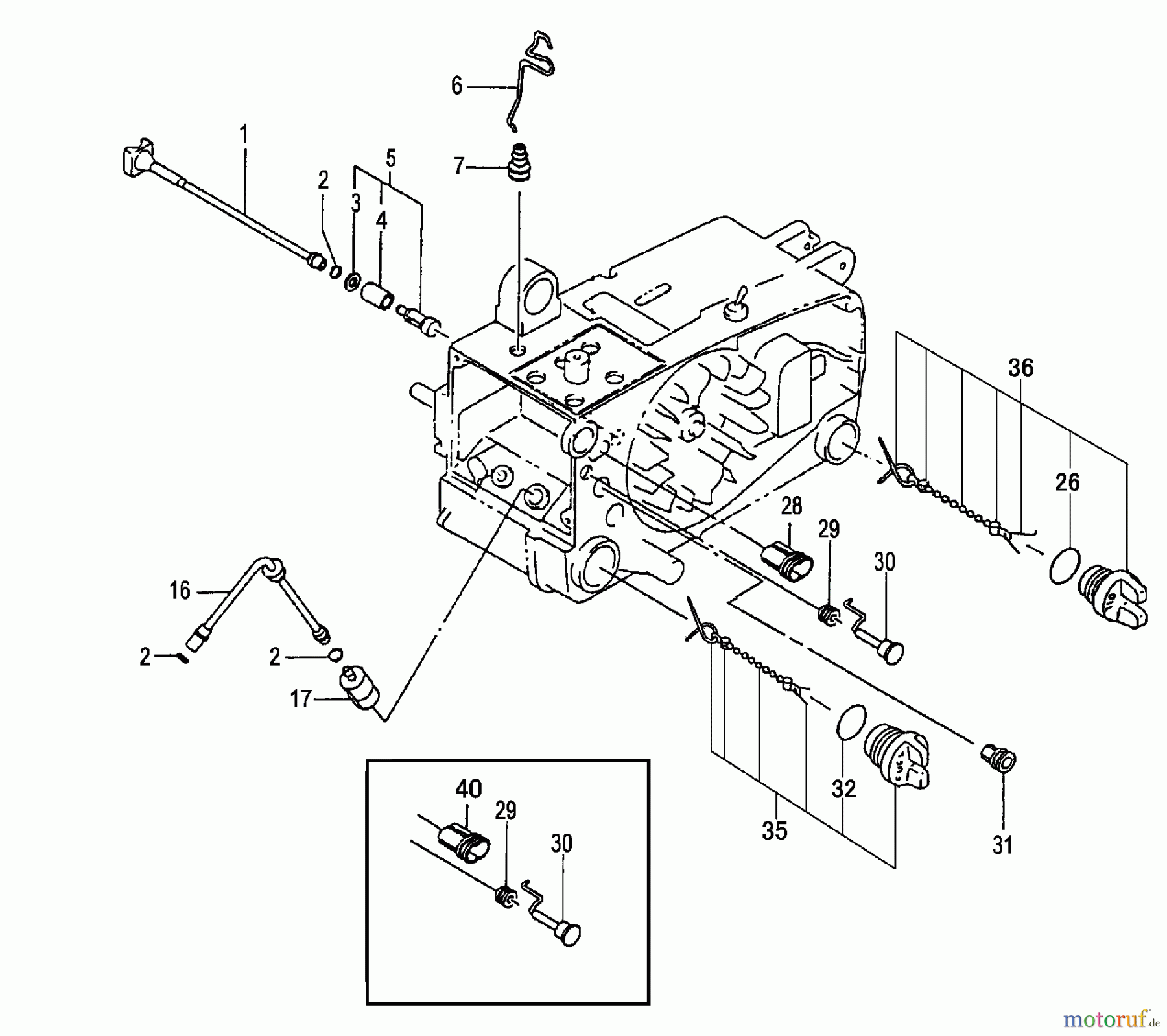 Tanaka Motorsägen ECS-3301B - Tanaka Chainsaw Fuel Pipe, Oil Filter & Choke