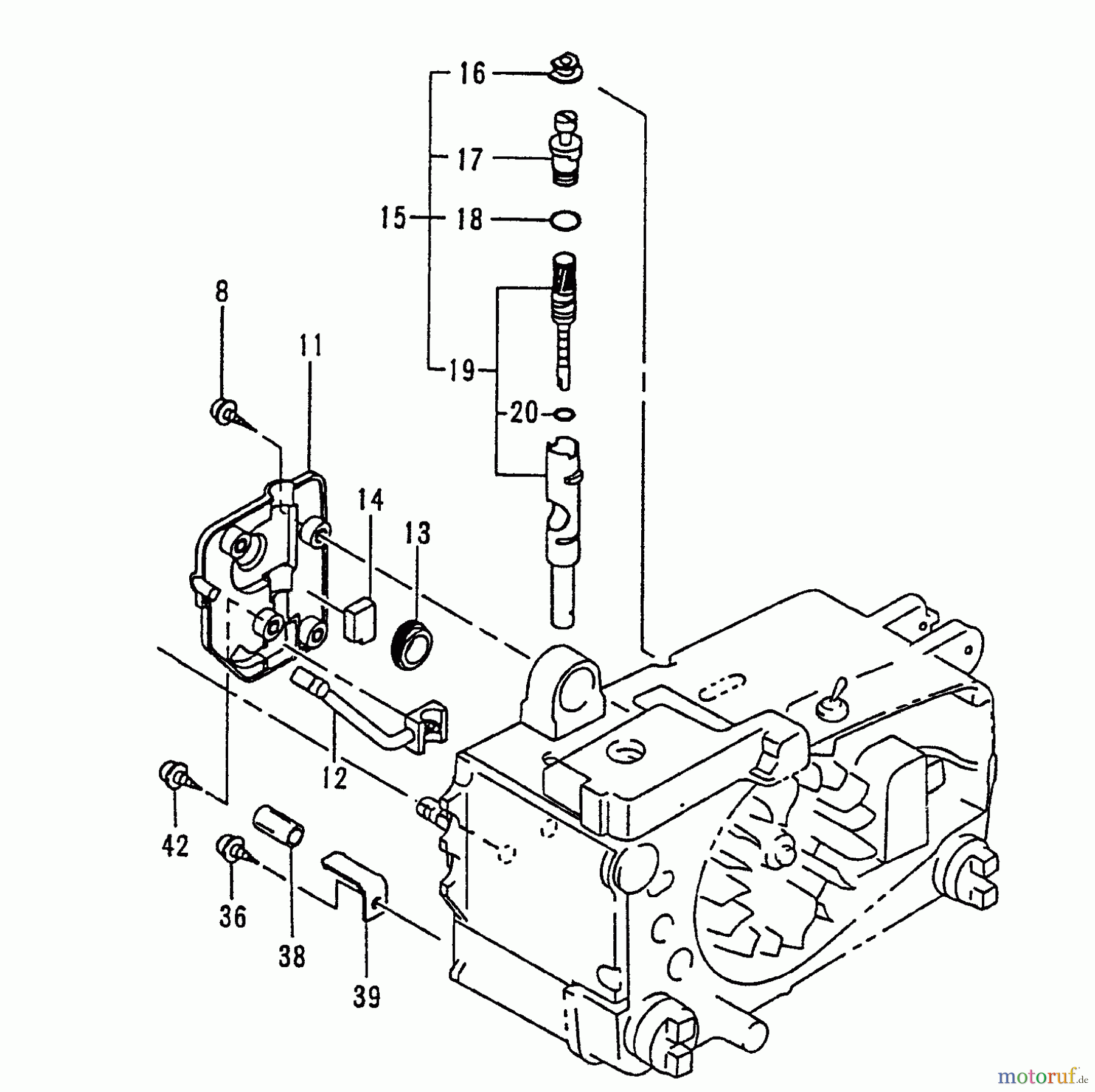 Tanaka Motorsägen ECS-3301B - Tanaka Chainsaw Oil Pump