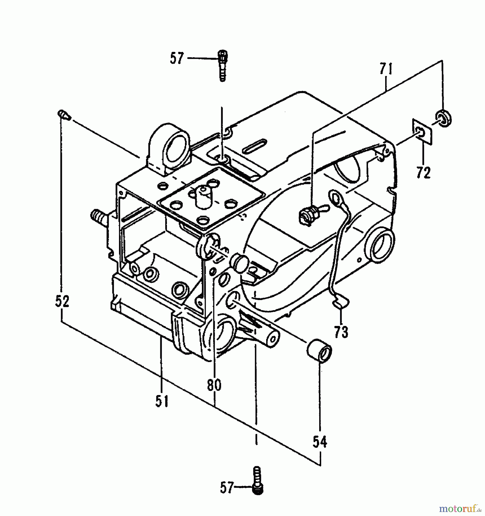 Tanaka Motorsägen ECS-3351 - Tanaka Chainsaw Engine Case