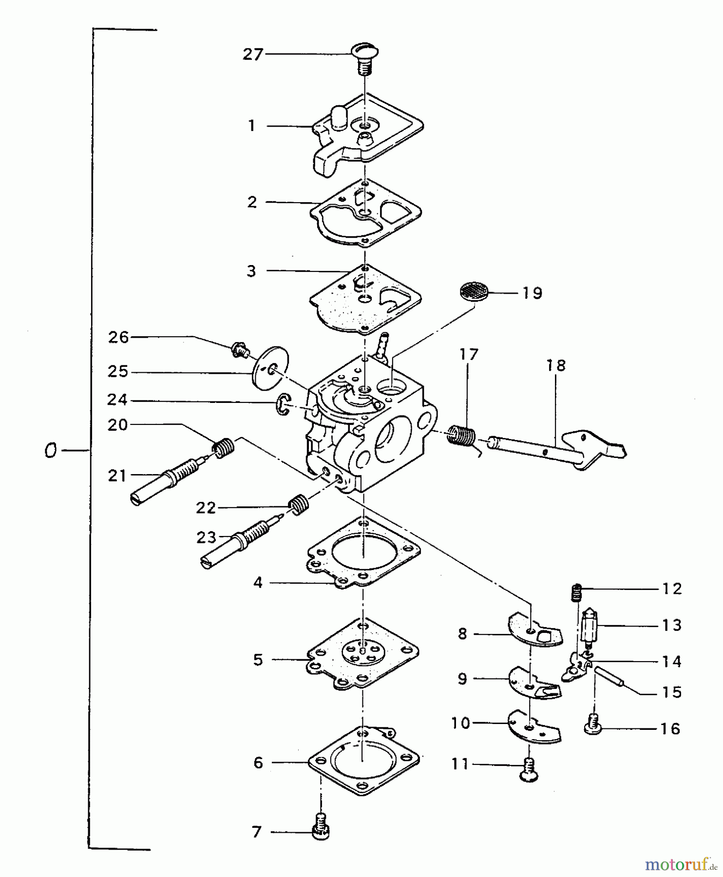 Tanaka Motorsägen ECS-35 - Tanaka Chainsaw Carburetor