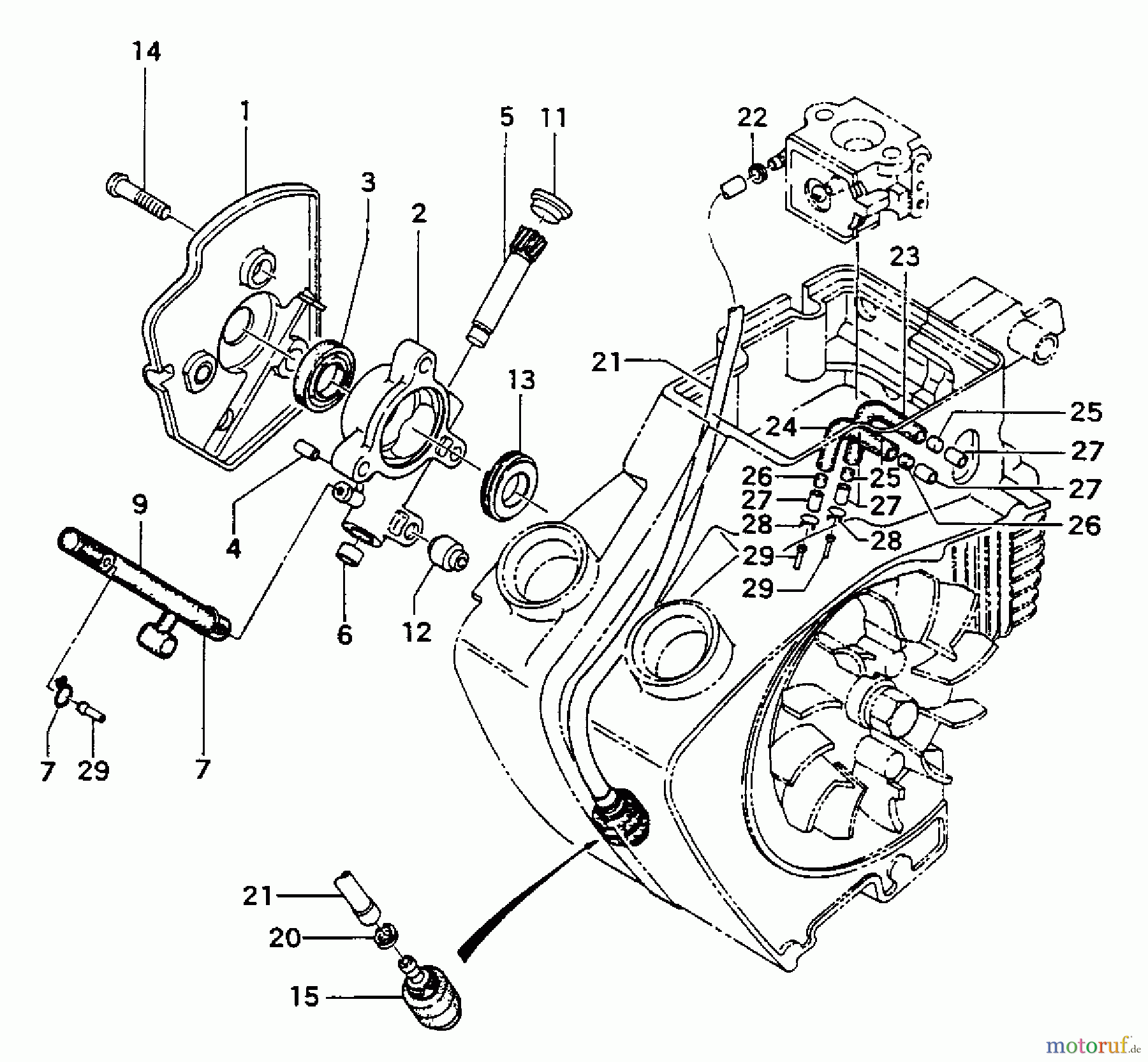 Tanaka Motorsägen ECS-35 - Tanaka Chainsaw Oil Pump