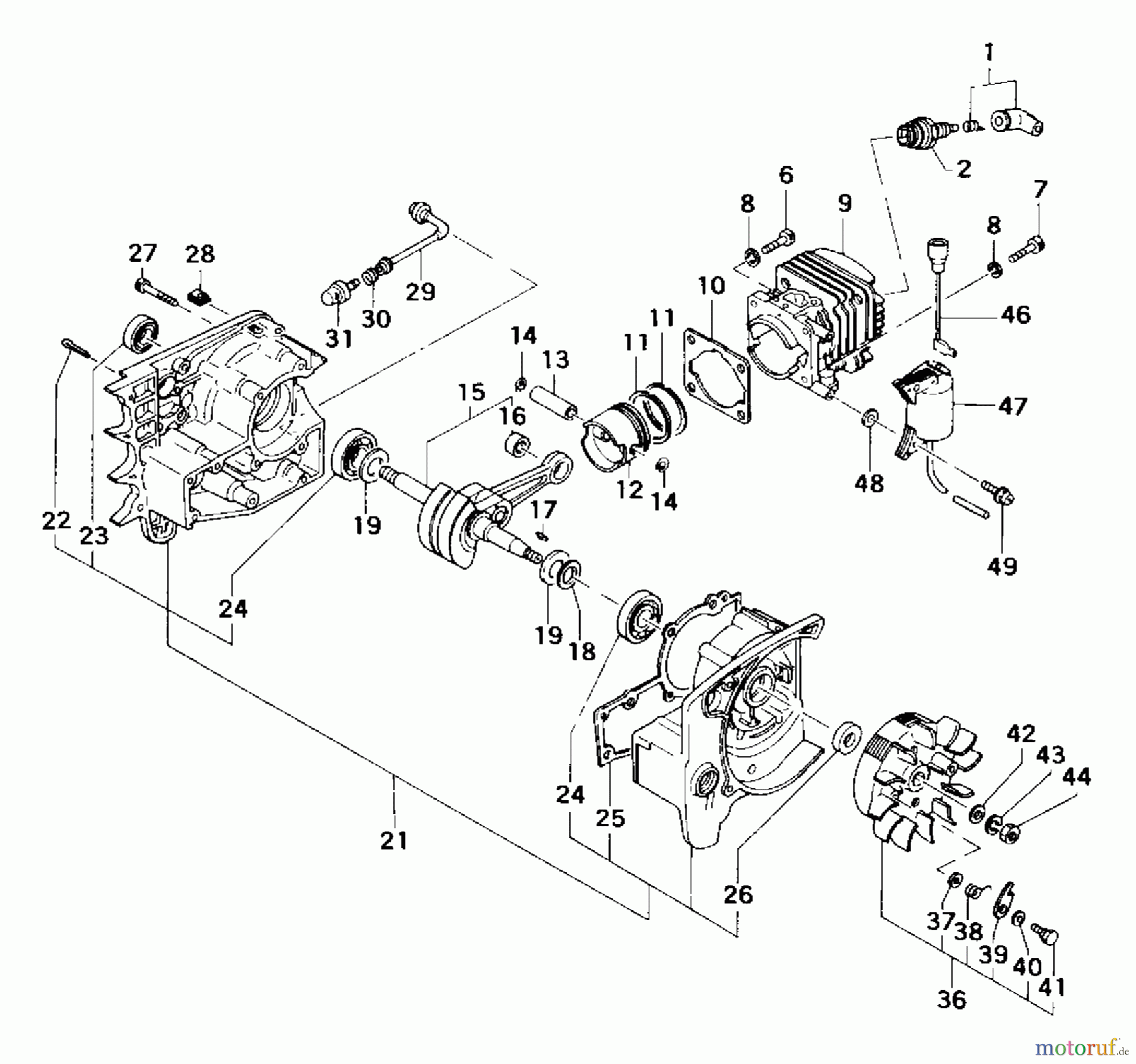 Tanaka Motorsägen ECS-3500 - Tanaka Chainsaw Engine
