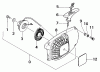 Tanaka ECS-3500 - Chainsaw Ersatzteile Recoil Starter