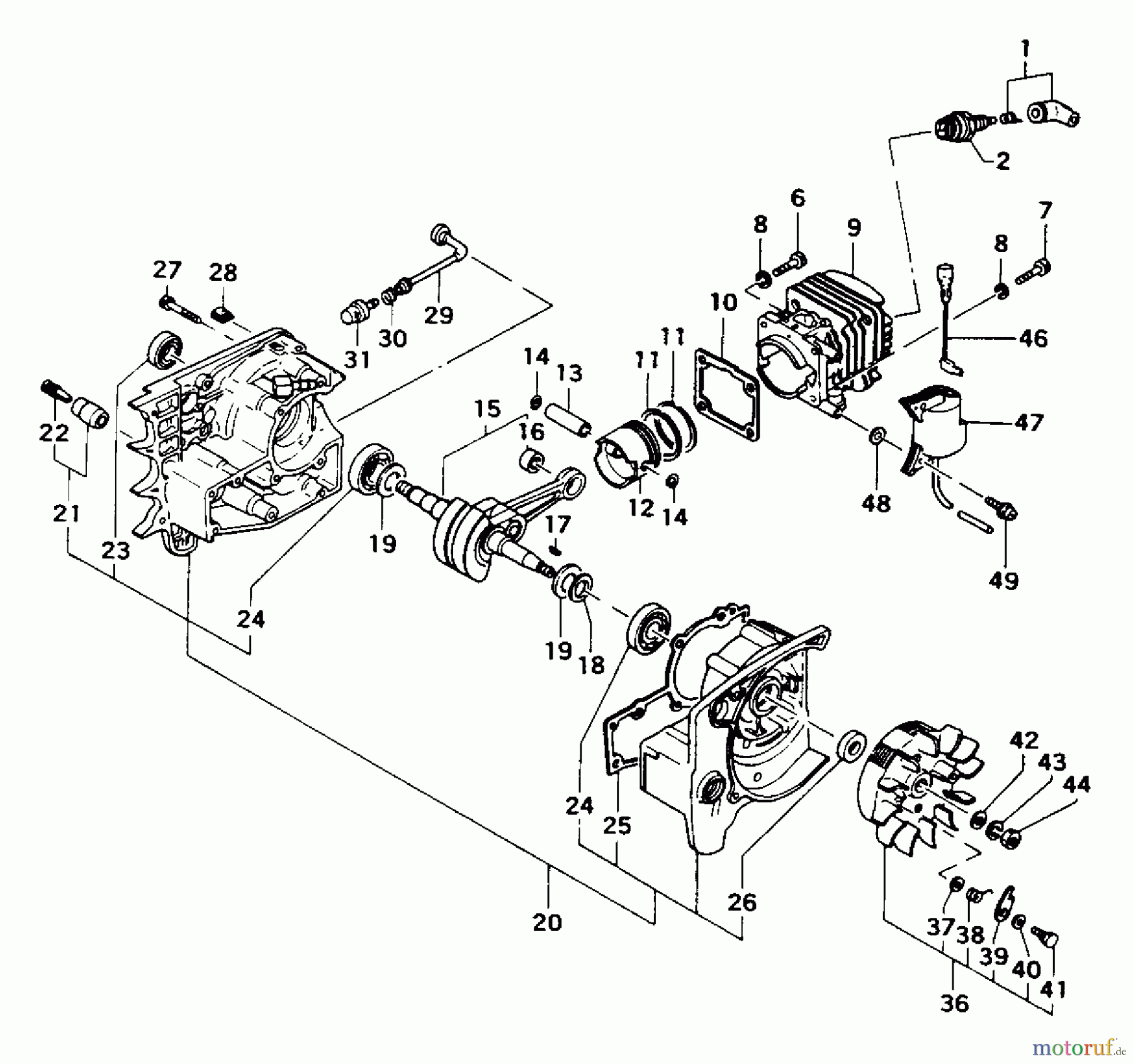 Tanaka Motorsägen ECS-3500B - Tanaka Chainsaw Engine