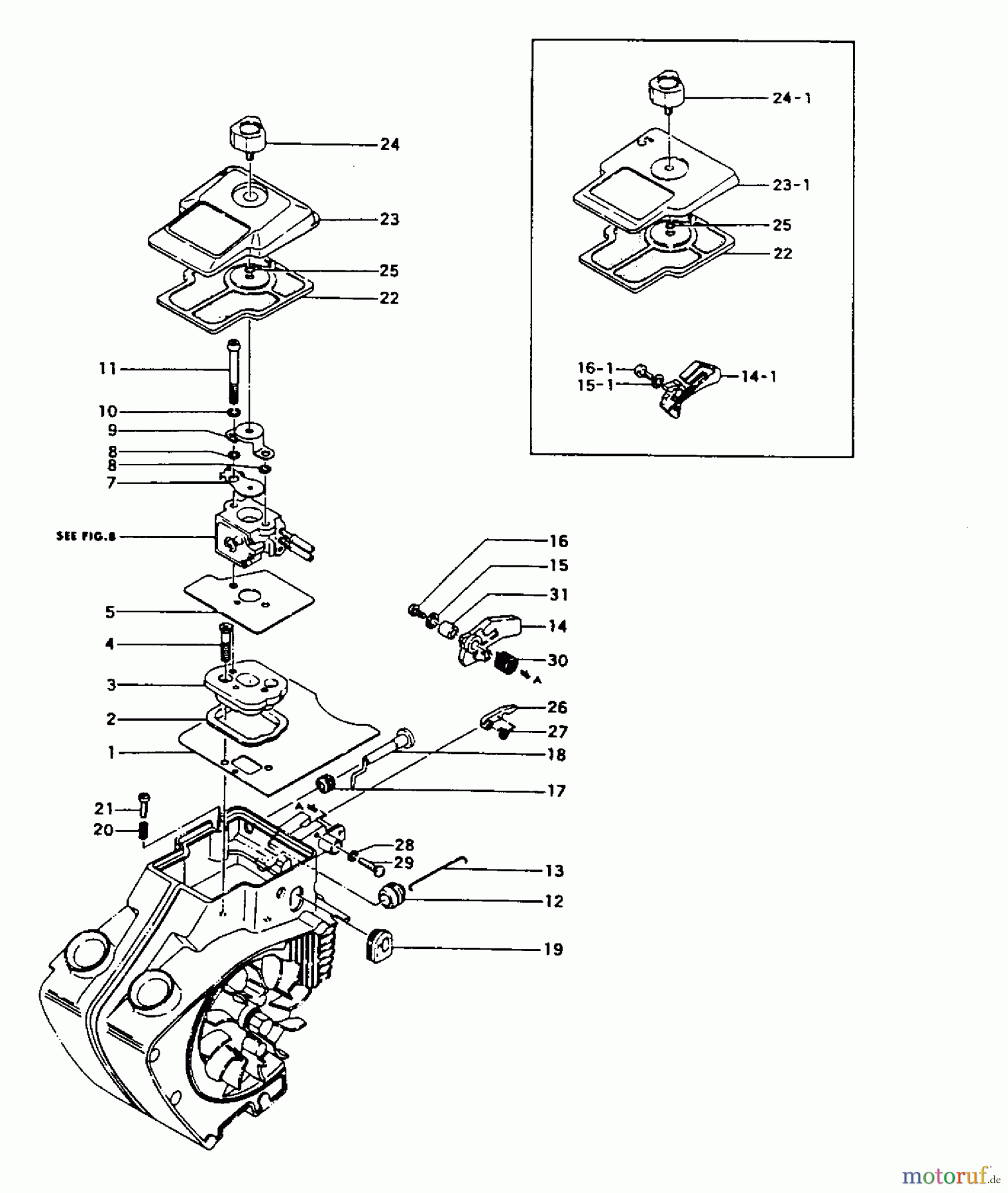 Tanaka Motorsägen ECS-351 - Tanaka Chainsaw Carburetor & Cleaner