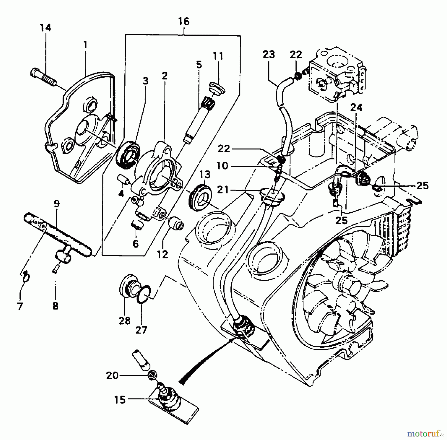 Tanaka Motorsägen ECS-351 - Tanaka Chainsaw Oil Pump