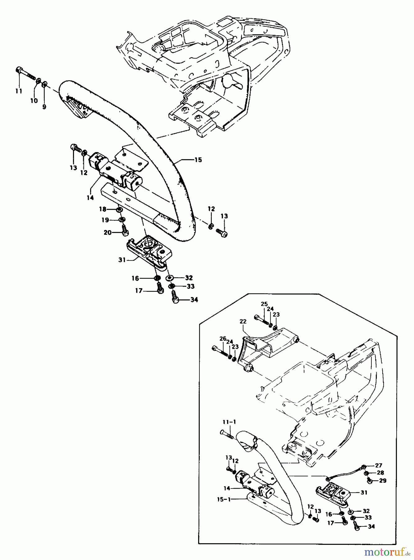 Tanaka Motorsägen ECS-356 - Tanaka Chainsaw Handle