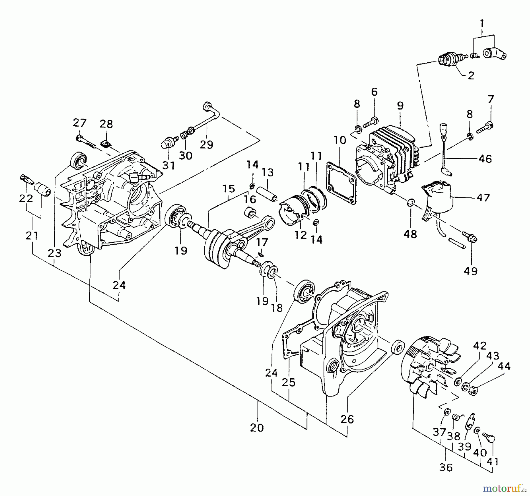 Tanaka Motorsägen ECS-4000B - Tanaka Chainsaw Engine