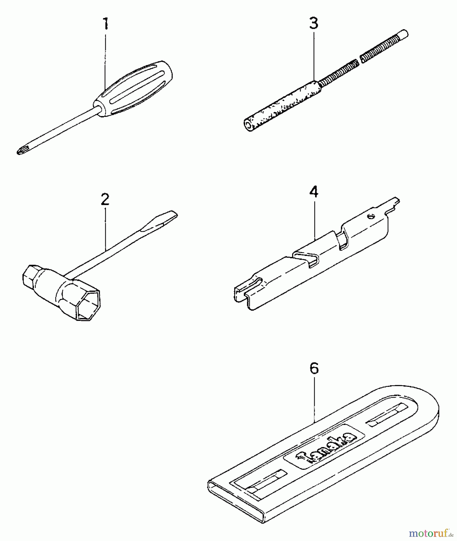  Tanaka Motorsägen ECS-4000B - Tanaka Chainsaw Tools & Optional Parts