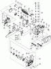 Tanaka TCS-3301PFS - 32cc Chainsaw Ersatzteile Engine Case, Starter, Clutch, Oiler