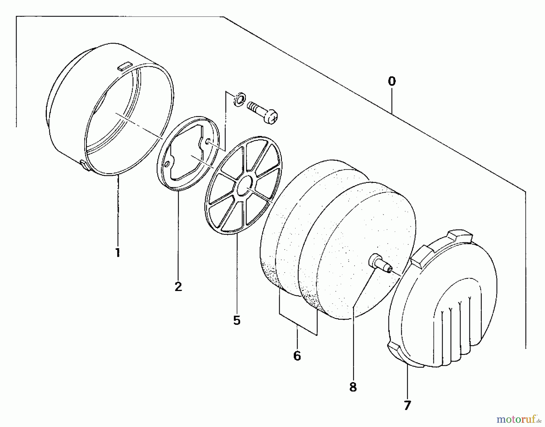  Tanaka Blasgeräte, Sauger, Häcksler, Mulchgeräte TBL-300 - Tanaka Backpack Blower Air Cleaner