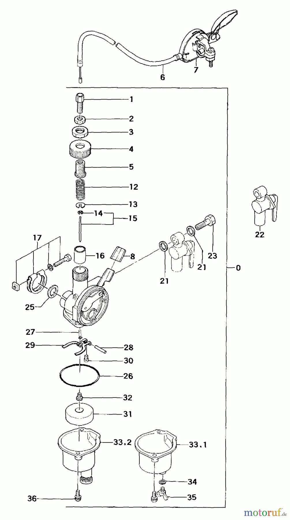 Tanaka Blasgeräte, Sauger, Häcksler, Mulchgeräte TBL-300 - Tanaka Backpack Blower Carburetor