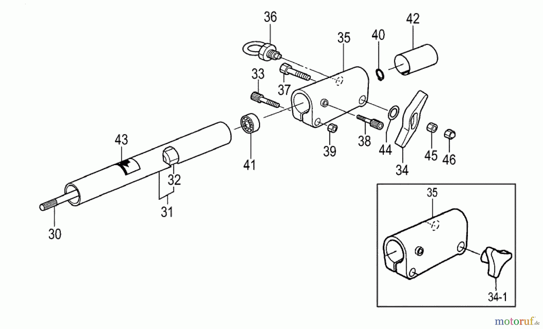  Tanaka Hochentaster TPS-2501 - Tanaka Extended Reach Pole Saw 36