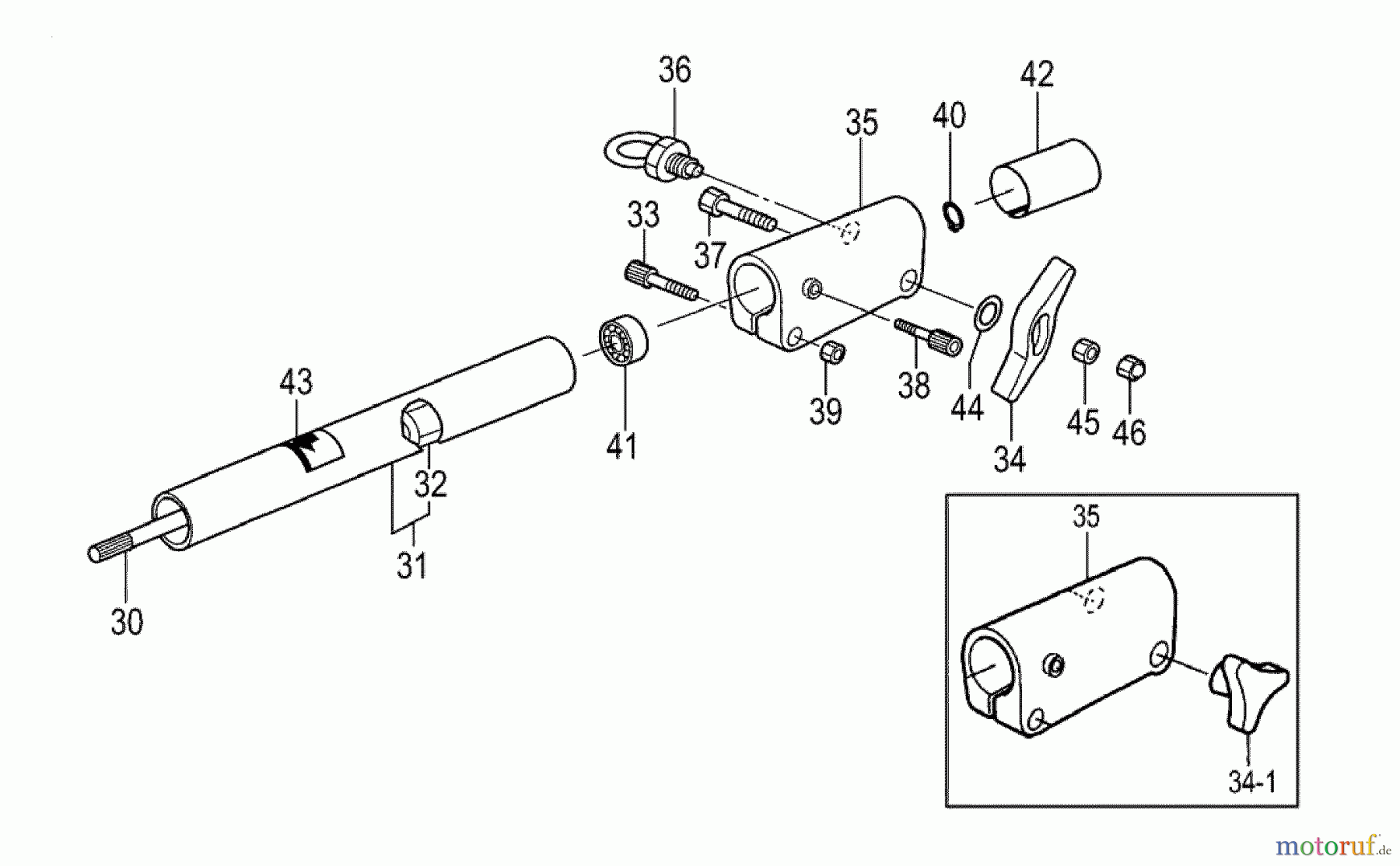 Tanaka Hochentaster TPS-270PF - Tanaka Extended Reach Pole Saw 36