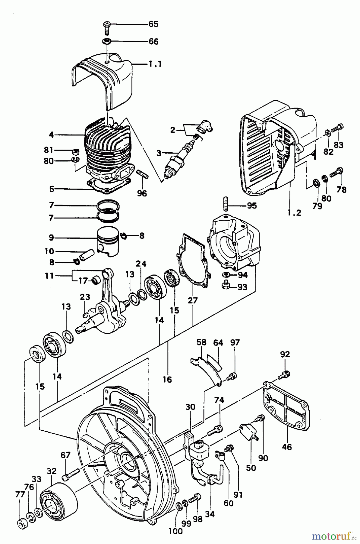 Tanaka Sprühgeräte TMS-450 - Tanaka Mist/Dust Sprayer Engine