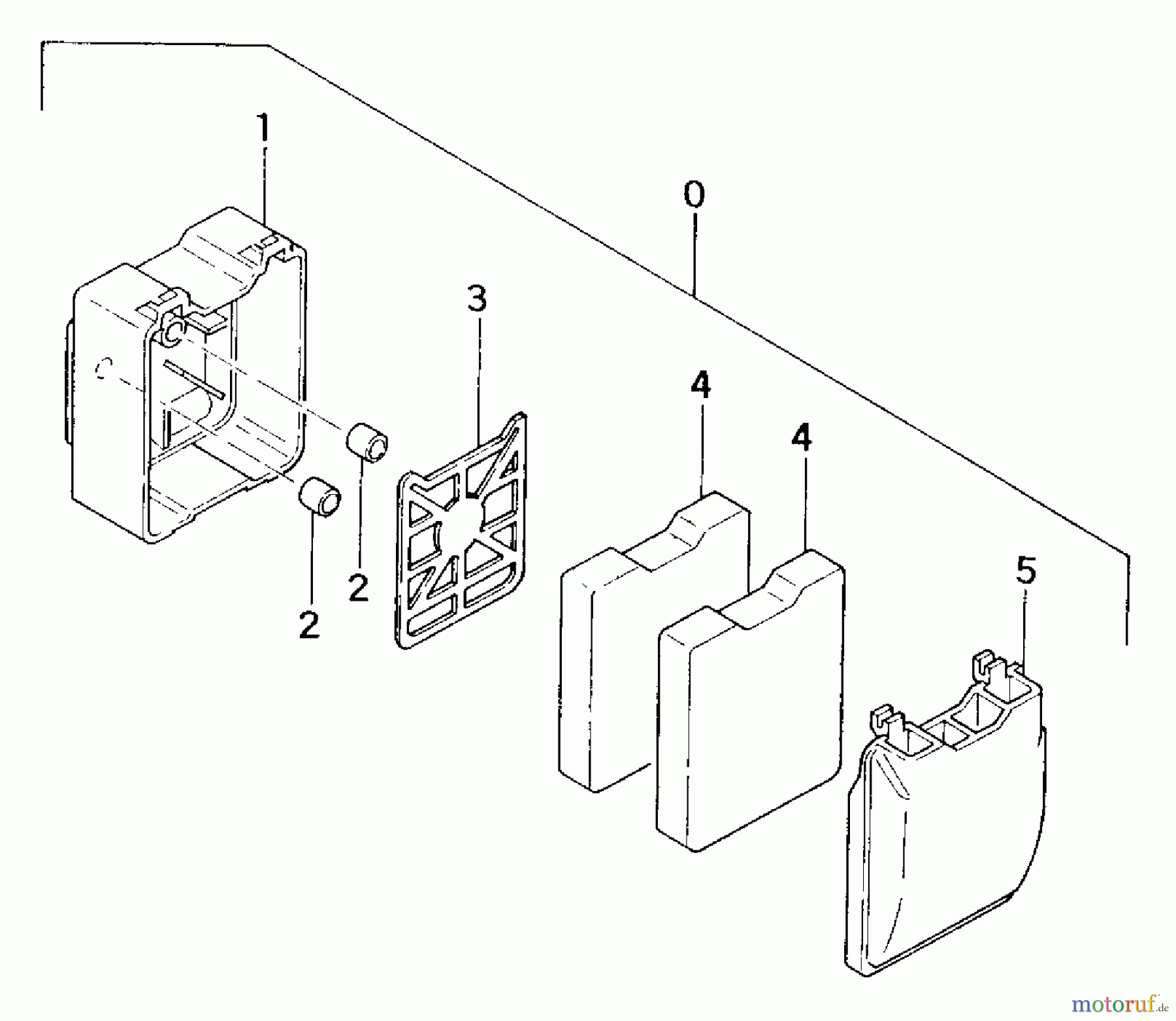 Tanaka Motorhacken und Kultivierer TS-720 (RC-210E) - Tanaka E-Z Tiller Touch Start Air Cleaner