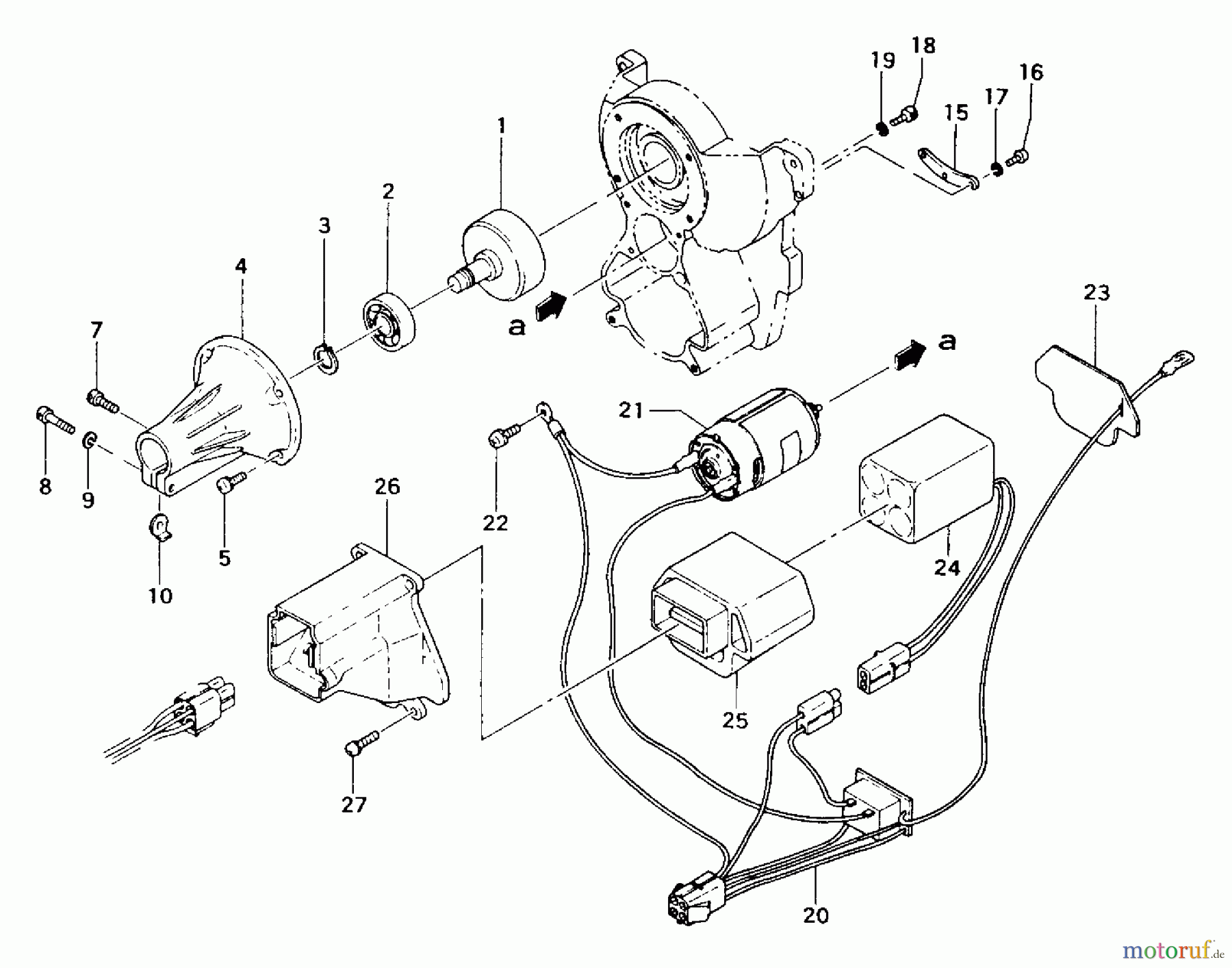 Tanaka Motorhacken und Kultivierer TS-720 (RC-210E) - Tanaka E-Z Tiller Touch Start Clutch Case