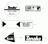 Tanaka AST-210 - AutoStart Trimmer Ersatzteile Decals
