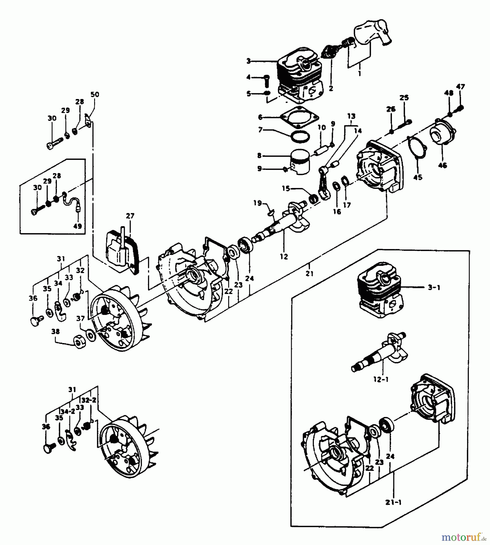 Tanaka Trimmer, Motorsensen AST-5000 - Tanaka AutoStart Trimmer Engine