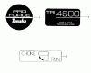 Tanaka TBL-4600 - Backpack Blower Ersatzteile Decals