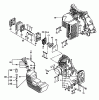 Tanaka TBL-4600 - Backpack Blower Ersatzteile Engine, Muffler, Air Cleaner, Fuel System