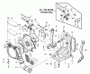 Tanaka TBL-4600 - Backpack Blower Ersatzteile Main Body, Throttle, Harness