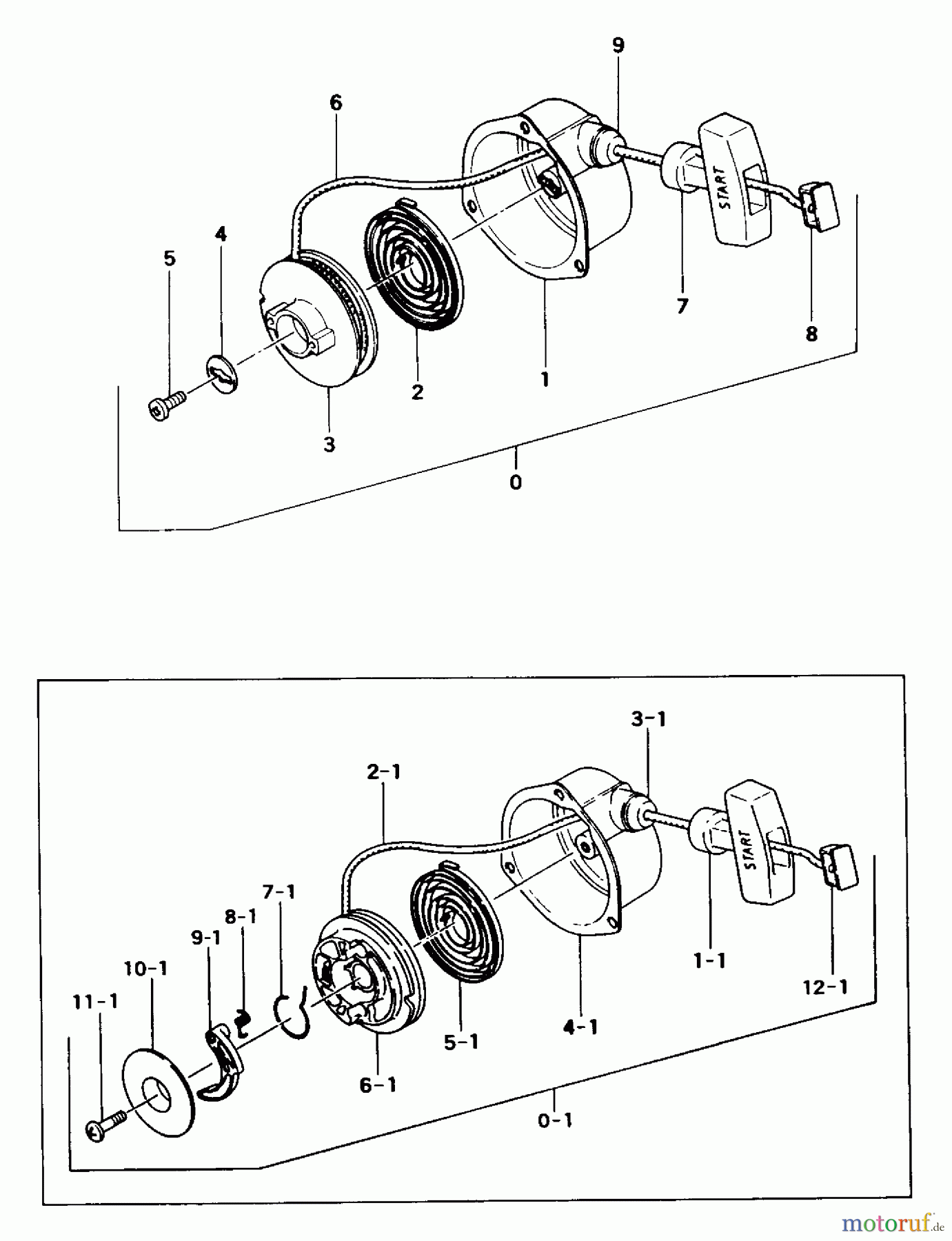 Tanaka Trimmer, Motorsensen TBC-210 - Tanaka Trimmer / Brush Cutter Recoil Starter