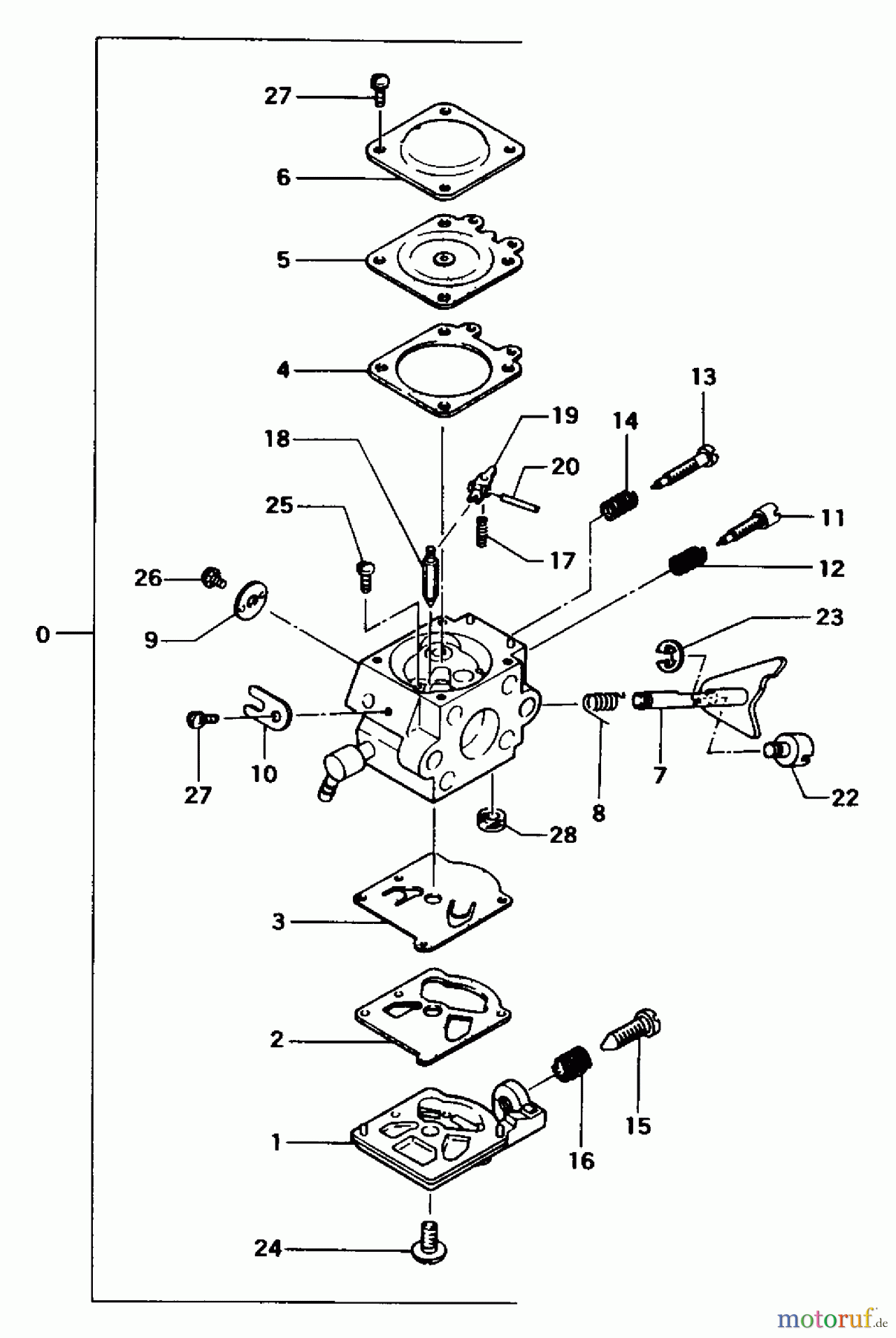  Tanaka Trimmer, Motorsensen TBC-215 - Tanaka Trimmer / Brush Cutter Carburetor