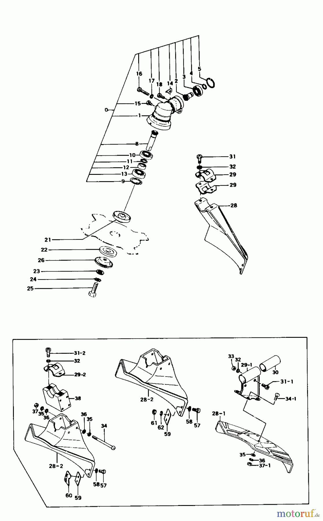 Tanaka Trimmer, Motorsensen TBC-215 - Tanaka Trimmer / Brush Cutter Gear Case