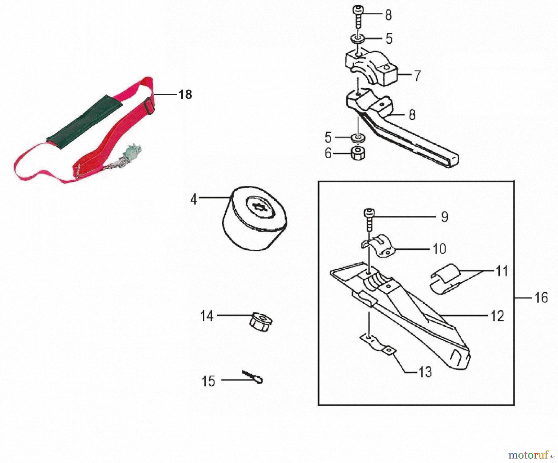 Tanaka Trimmer, Motorsensen TBC-225 - Tanaka Grass Trimmer Blade Kit