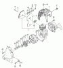 Tanaka TBC-225C - Grass Trimmer Ersatzteile Muffler, Clutch & Cover