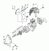 Tanaka TBC-225CS - Grass Trimmer Ersatzteile Muffler, Clutch & Cover
