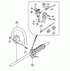 Tanaka TBC-225CS - Grass Trimmer Ersatzteile Throttle & Front Handle
