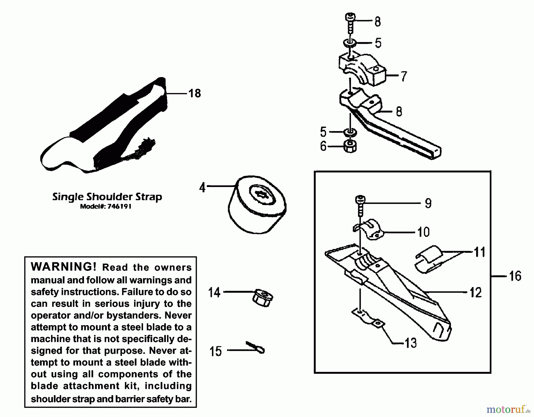 Tanaka Trimmer, Motorsensen TBC-230 - Tanaka Grass Trimmer Blade Kit