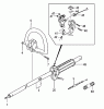 Tanaka TBC-230 - Grass Trimmer Ersatzteile Drive Shaft, Handle