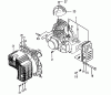 Tanaka TBL-4610 - Backpack Blower Ersatzteile Muffler, Engine Covers