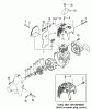Tanaka TBC-230B - Grass Trimmer Ersatzteile Clutch, Muffler & Engine Cover