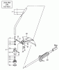 Tanaka TBC-230B - Grass Trimmer Ersatzteile Drive Shaft, Safety Guard & Gear Case Units after S/N A314551
