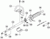 Tanaka TBC-240PF - Grass Trimmer Ersatzteile Throttle, Handle & Shaft