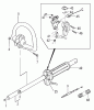 Tanaka TBC-245PF - Grass Trimmer Ersatzteile Drive Shaft & Front Handle